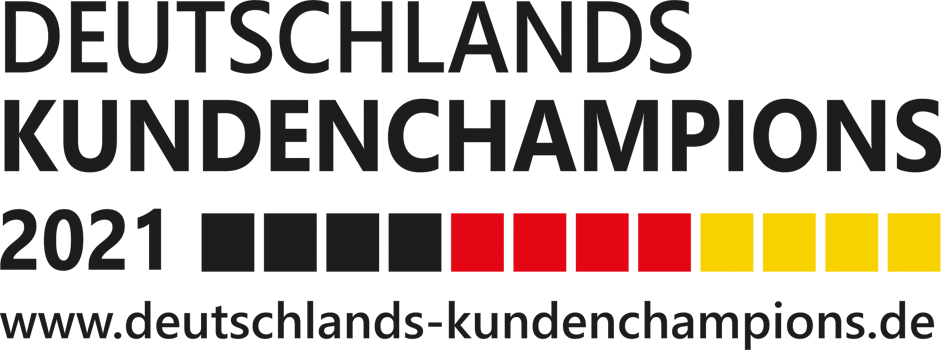 Deutschlands Kundenchampions 2021 Siegel
